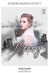 Genny Johnson - Senior Enliven Effect Photography Template
