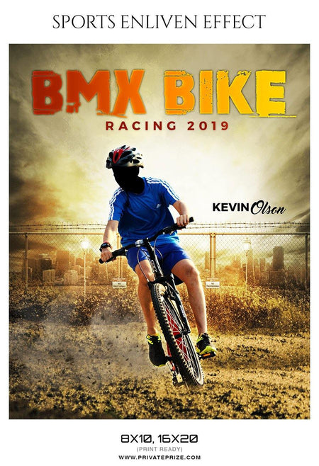 Kevin Olson - Bmx Bike Sports Enliven Effect Photography Templates - PrivatePrize - Photography Templates