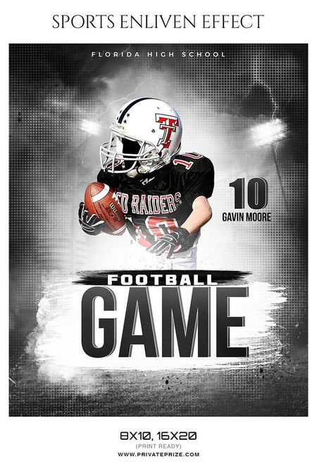 Gavin Moore - Football Sports Enliven Effect Photography Template - PrivatePrize - Photography Templates
