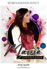 Maisie - Cheerleader Sports Photography Template