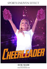 Kadia Curtis - Cheerleader Sports Photography Template