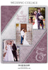 BIANCA AND BLANE - WEDDING COLLAGE - Photography Photoshop Template