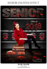 Terra Shay - Senior Enliven Effect Photography Template