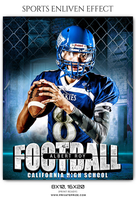 ALBERT ROY - FOOTBALL SPORTS PHOTOGRAPHY - Photography Photoshop Template