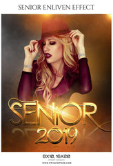 Senior 2019 - Senior Enliven Effect Photography Template