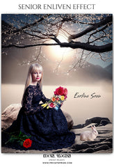 Earlina Sean - Senior Enliven Effect Photoshop Template