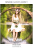 Queena Troy - Senior Enliven Effect Photography Template - Photography Photoshop Template