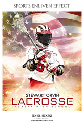 Stewart Orvin - lacrosse Sports Enliven Effects Photography Template