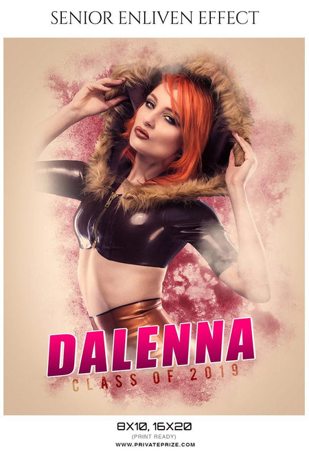 Dalenna - Senior Enliven Effect Photography Template - PrivatePrize - Photography Templates
