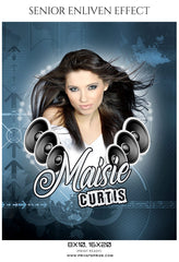 Maisie Curtis - Senior Enliven Effect Photography Template