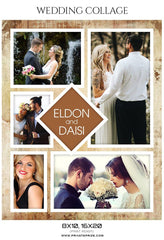 Eldon and Daisi - Wedding Collage