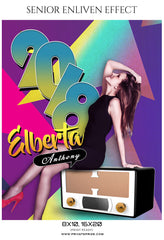 Elberta Anthony - Senior Enliven Effect Photography Template