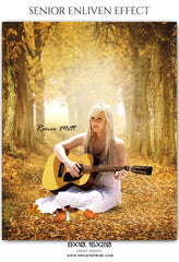 Renee Mett - Senior Enliven Effect  Photoshop Template