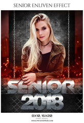 Senior 2018 - Senior Enliven Effect Photography Template