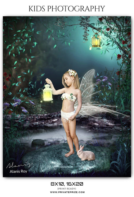 Alanis Roy Kids Photography Photoshop templates - Photography Photoshop Template