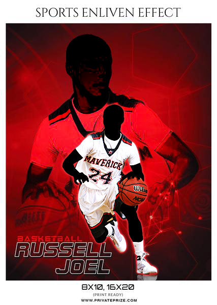 RUSSELL JOEL - SPORTS ENLIVEN EFFECTS - Photography Photoshop Template