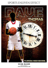 Dave Thomas- Basketball- Sports Photography- Enliven Effects