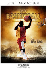 Edwin Curtis - Basketball Sports Enliven Effects Photography Template