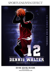 Dennis Walter- Basketball- Sports Photography- Enliven Effects