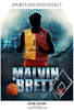 Malvin Brett - Basketball Sports Enliven Effects Photography Template - PrivatePrize - Photography Templates