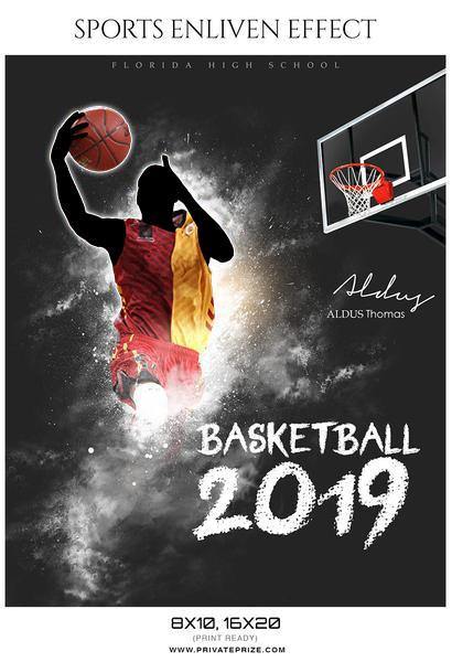 Aldus Thomas - Basketball Sports Enliven Effects Photography Template - PrivatePrize - Photography Templates