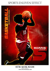 Morris Johnson- Basketball- Sports Photography- Enliven Effects