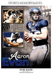 Aaron Evan - Football Memory Mate Photoshop Template