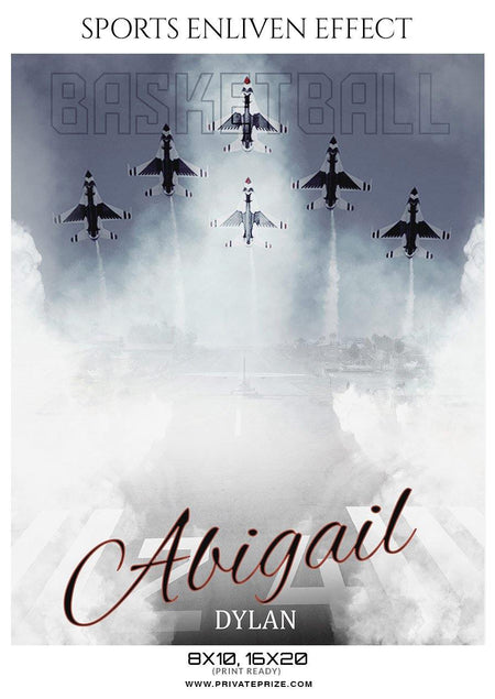 Abigail Dylan - Basketball Sports Enliven Effects Photography Template - PrivatePrize - Photography Templates