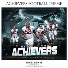 Achievers - Football Themed Sports Photography Template