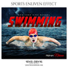 Adron Nikson Swimming - Sports Enliven Effect Photography Template - Photography Photoshop Template