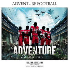 Adventure - Football Themed Sports Photography Template