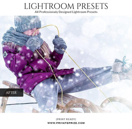 Christmas winter - LightRoom Presets Set - PrivatePrize - Photography Templates