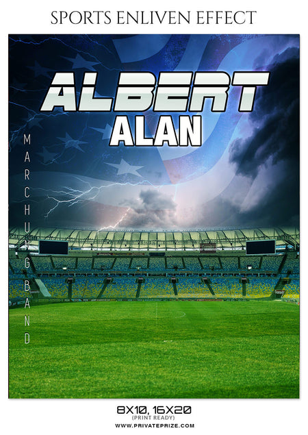 ALBERT ALAN-MARCHING BAND- SPORTS ENLIVEN EFFECT - Photography Photoshop Template