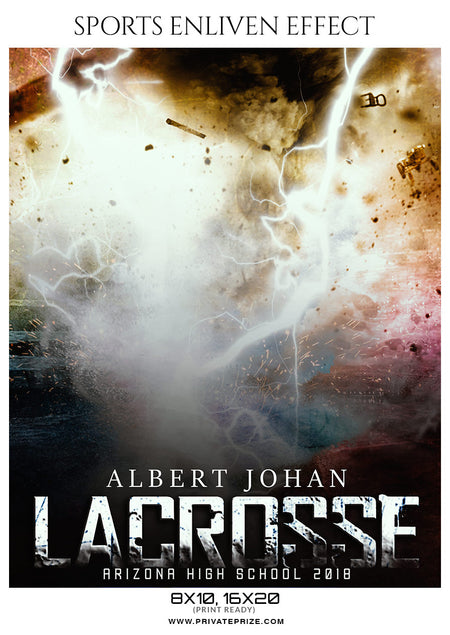 Albert Johan - Lacrosse Sports Enliven Effects Photography Template - Photography Photoshop Template