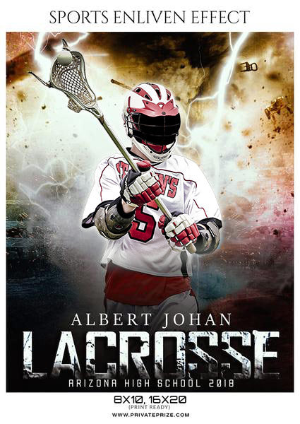 Albert Johan - Lacrosse Sports Enliven Effects Photography Template - Photography Photoshop Template
