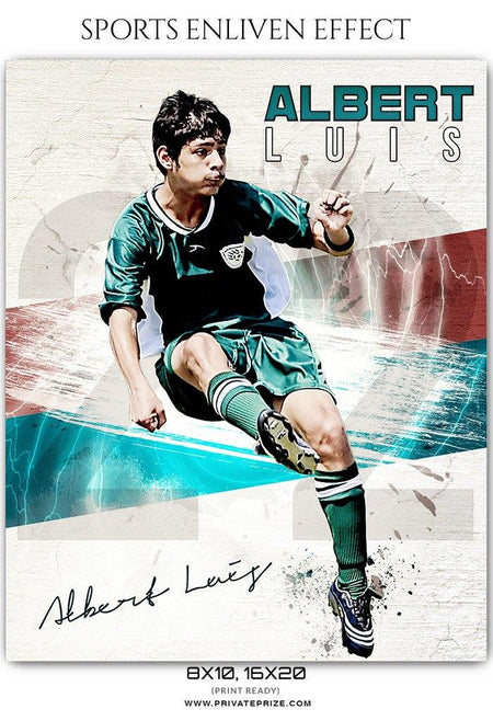 Albert Luis - Soccer Sports Enliven Effects Photography Template - PrivatePrize - Photography Templates