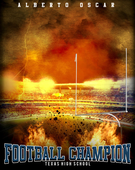 ALBERTO OSCAR FOOTBALL- SPORTS ENLIVEN EFFECT - Photography Photoshop Template