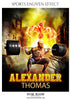 ALEXANDER THOMAS-FITNESS - SPORTS ENLIVEN EFFECT - Photography Photoshop Template