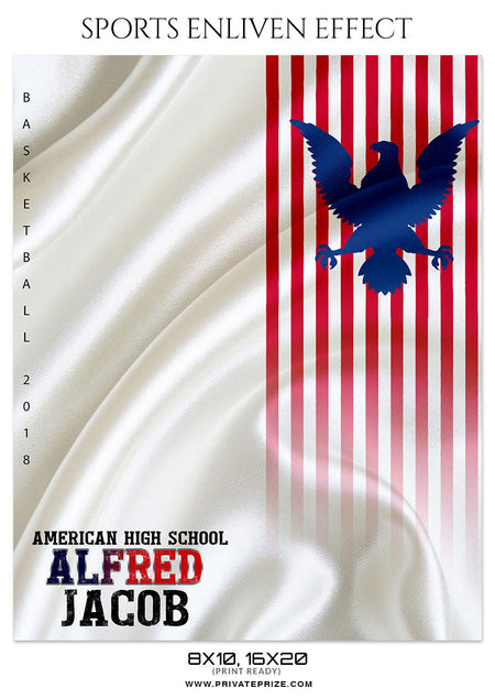 ALFRED JACOB - BASKETBALL SPORTS PHOTOGRAPHY - Photography Photoshop Template