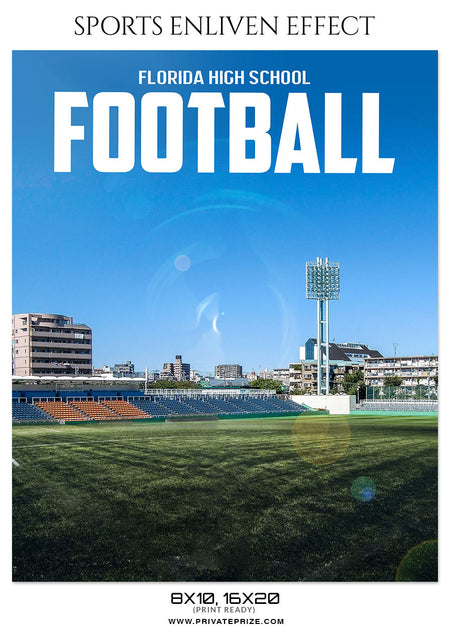 ALVIN JACK FOOTBALL SPORTS ENLIVEN EFFECT - Photography Photoshop Template