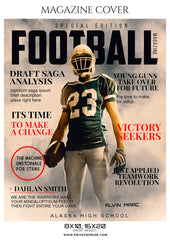 Alvin Marc Football Sports Photography Magazine Cover