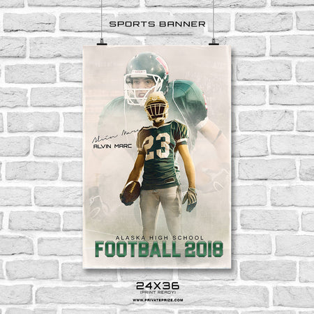 ALVIN MARC FOOTBALL-banner  Photoshop Template - Photography Photoshop Template