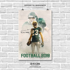 ALVIN MARC FOOTBALL-banner  Photoshop Template