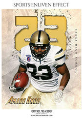 Amare Knox - Football Sports Enliven Effect Photography Template