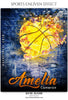 Amelia Cameron - Basketball Sports Enliven Effects Photography Template - PrivatePrize - Photography Templates