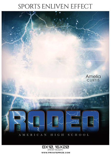 Amelia Curtis - Rodeo Sports Enliven Effects Photography Templates - PrivatePrize - Photography Templates