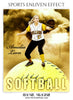 AMELIA LEON-SOFTBALL- SPORTS ENLIVEN EFFECT - Photography Photoshop Template