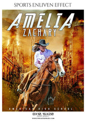 Amelia Zachary - Rodeo Sports Enliven Effects Photography Templates