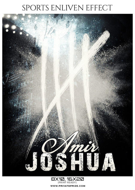 Amir Joshua - Lacrosse Sports Enliven Effects Photography Template - PrivatePrize - Photography Templates