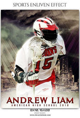 Andrew Liam - Lacrosse Sports Enliven Effects Photography Template